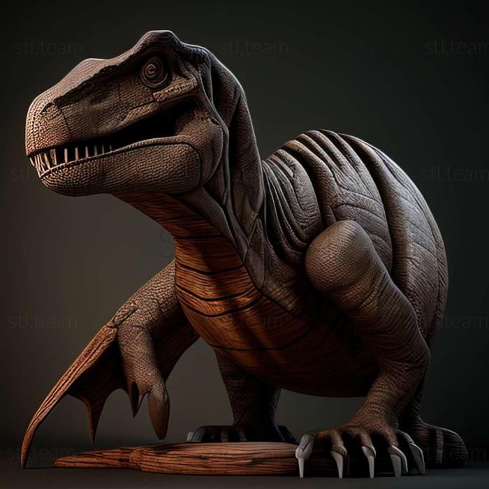 3D модель Бурианозавр (STL)